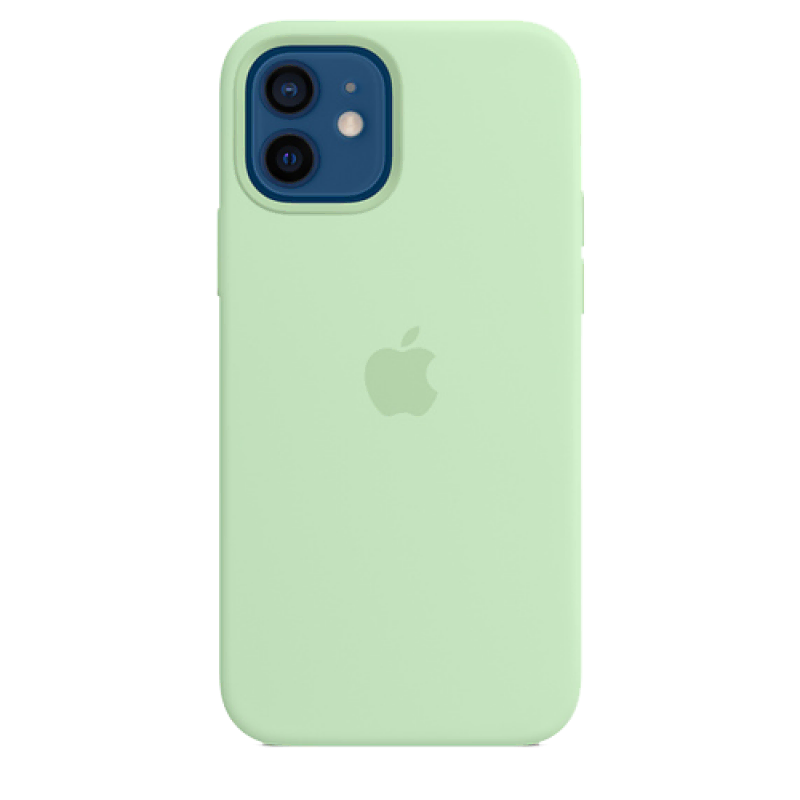 Накладка Apple iPhone 12/12 Pro Silicon Case MagSafe (Фисташковый)