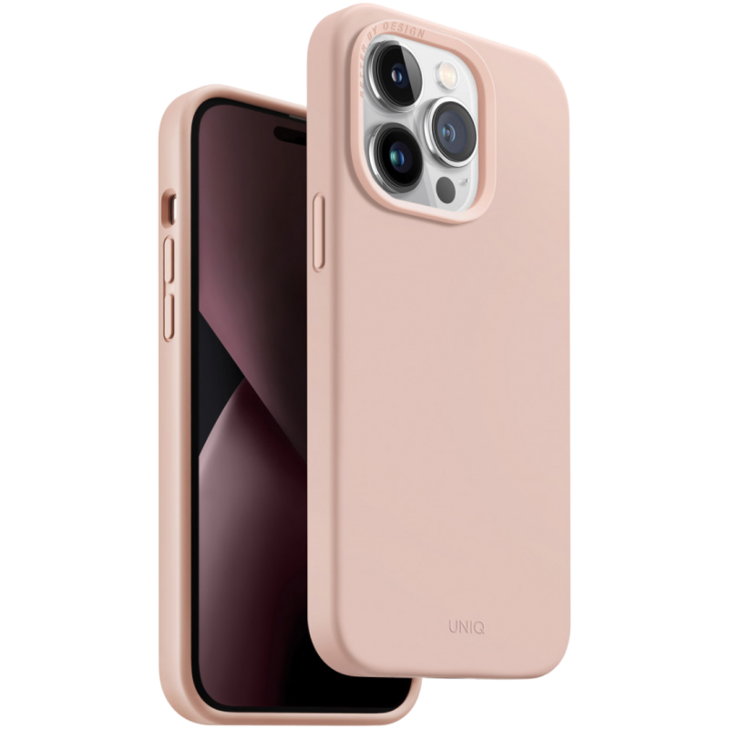 Uniq для iPhone 14 Pro чехол LINO Pink