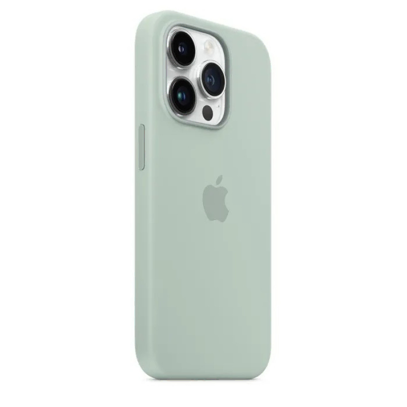Накладка Apple iPhone 14 Pro Max Silicon Case MagSafe Animation (Бузина)