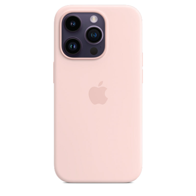 Накладка Apple iPhone 14 Pro Silicon Case MagSafe Animation (Розовый мел)