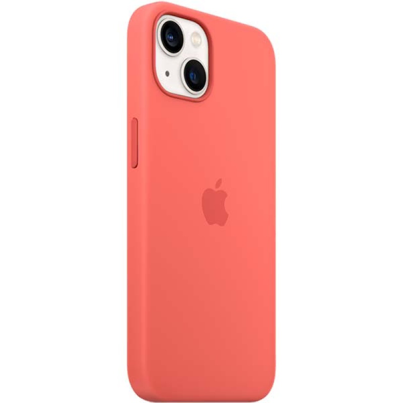 Накладка Apple iPhone 13 Silicon Case MagSafe (Розовый помело)
