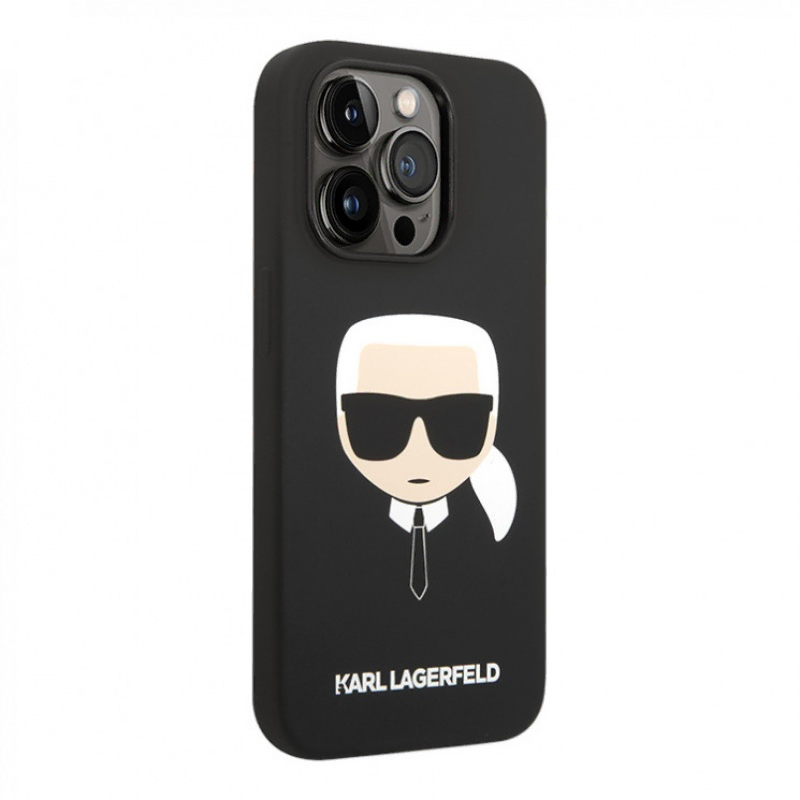Lagerfeld для iPhone 14 Pro Max чехол Liquid silicone Karl