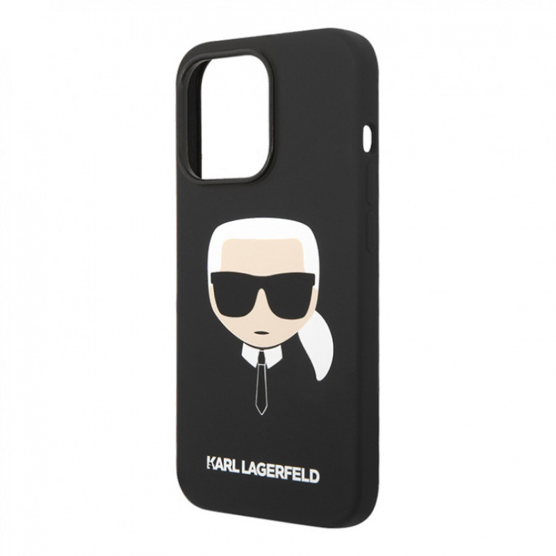 Lagerfeld для iPhone 14 Pro Max чехол Liquid silicone Karl