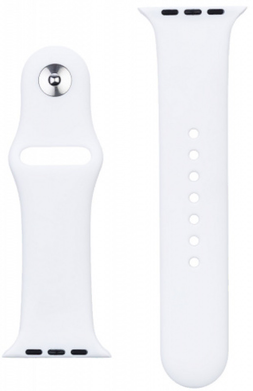 Ремешок силиконовый «vlp» Silicone Band для Apple Watch 38/40 мм, белый