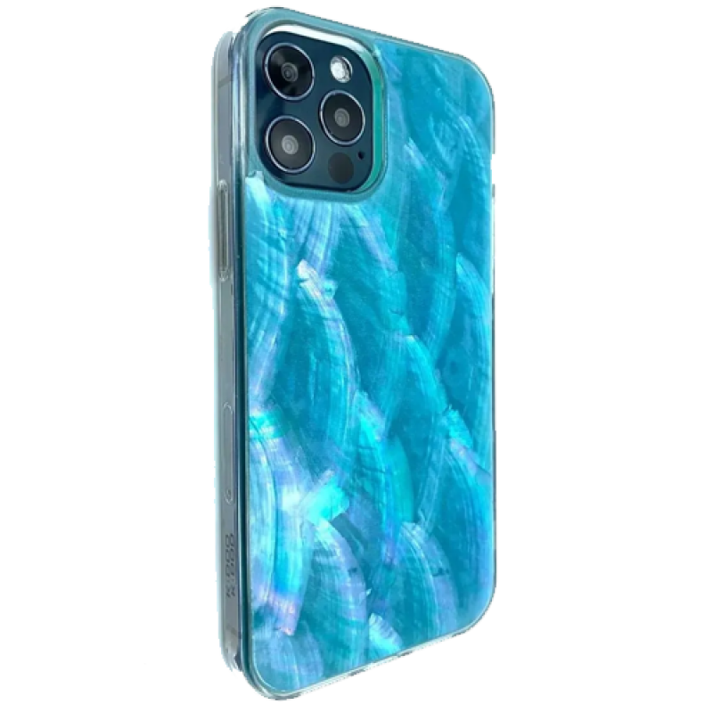Накладка iPhone 13 Pro K•Doo Seashell (Синий)