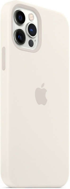 Накладка Apple iPhone 12 Pro Max Silicon Case MagSafe (Белый)