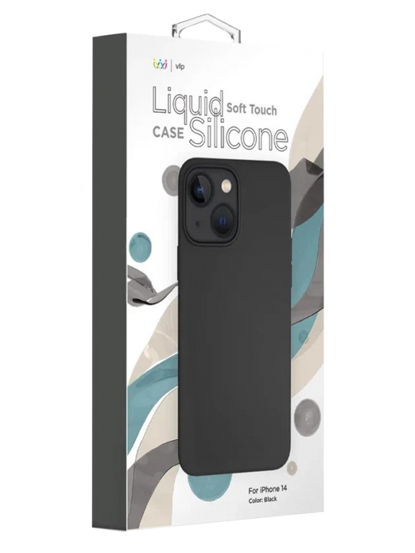 Чехол защитный "vlp" Silicone case with MagSafe для iPhone 14, белый