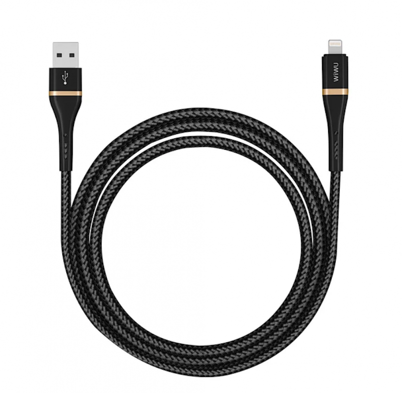 Кабель WIWU Elite USB-A to Lightning 1.2m Black
